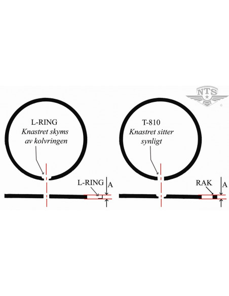 Kolvringar Puch 39mm