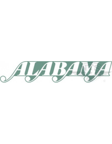 Bakskärmsdekaler Alabama