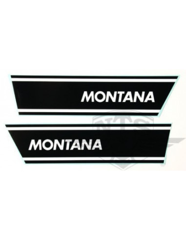 Sidokåpsdekaler Montana