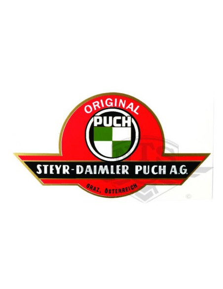 Bakskärmsdekal Puch 62-