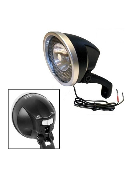 STRÅLKASTARE FÖR NAVDYNAMO HALOGEN 10 LUX, On/Off KNAPP