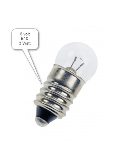 Glödlampa 6V 3W