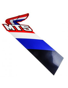 Tankdekaler Honda MT5 1987-1987 vit/blå svart 2