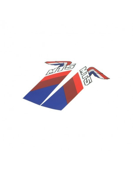 Tankdekaler Honda MT5 1986-87 röd/brun/svart