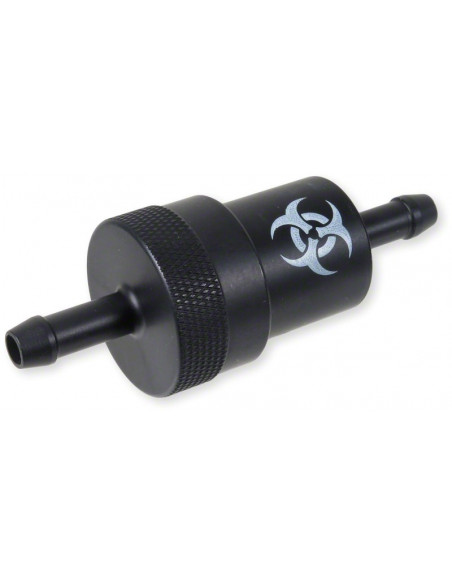 Bensinfilter Aluminum Stor - Svart