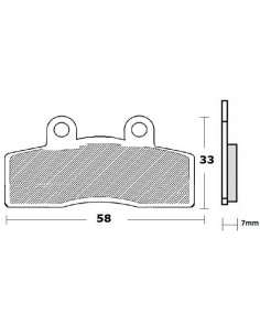 BROMSBELÄGG (LPI) H33MM X B58MM 2