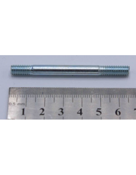 Dubbeländad pinnbult M6x66 EURO4