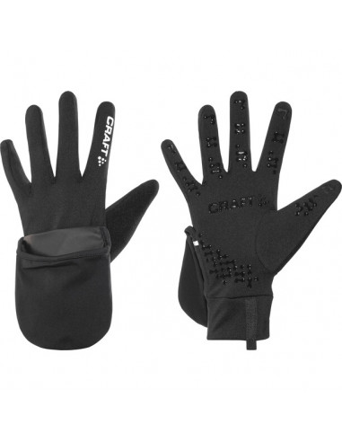 Craft Hybrid handske Svart