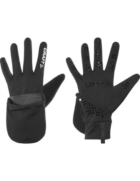 Craft Hybrid handske Svart