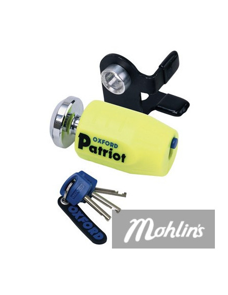 Oxford bromskivelås Kort Pin