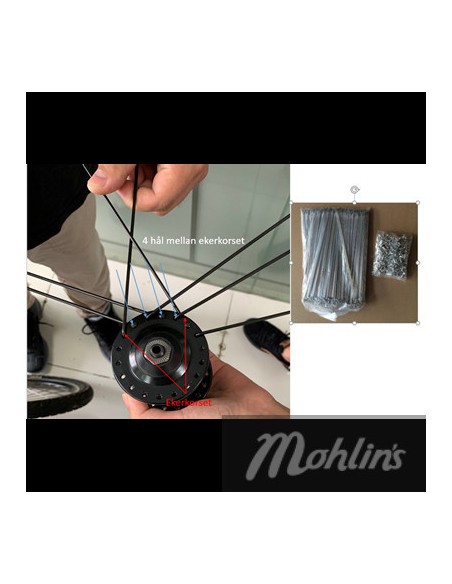 Eker 284.5 mm Rostfri Inkl nippel