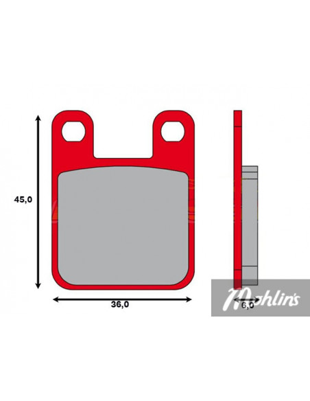 Bromsbelägg Malossi AJP MHR