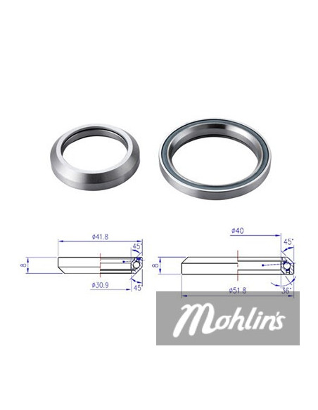Styrlager 1.1/8-1.5 45x45