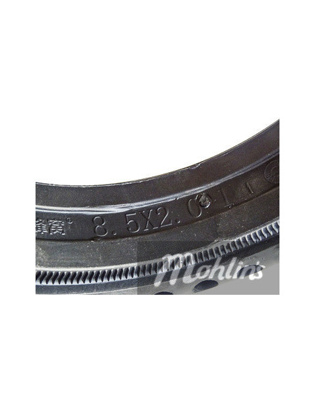 Elsparkcykeldäck 8,5x2 slanglöst svart