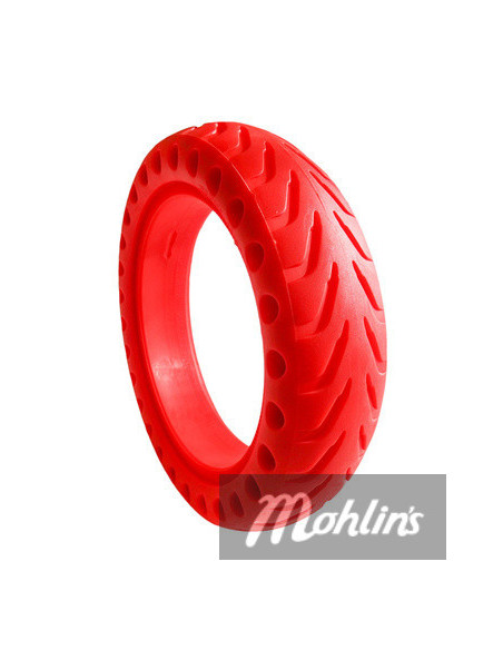 Elsparkcykeldäck 8,5x2 slanglöst rött Xiaomi M365/Pro