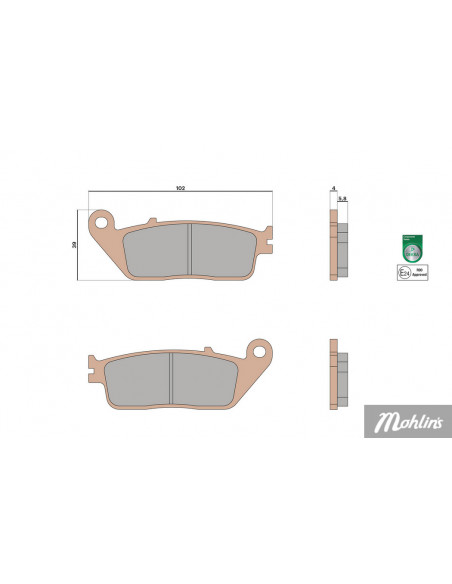 Bromskloss Malossi MHR Synt