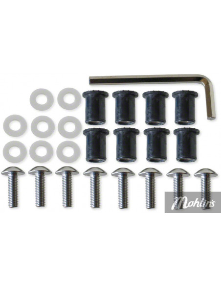 Stylepro - Kåpskruvsset  Krom