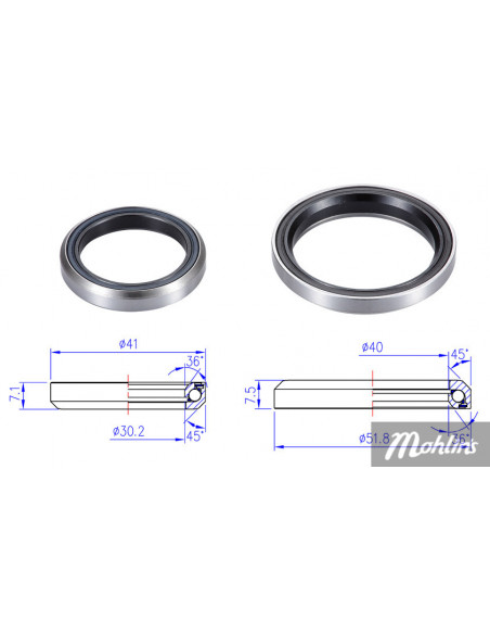 BBB Styrlager 1,1/8-1,5
