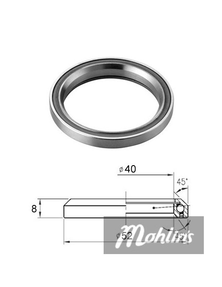 BBB Styrlager nedre 1 1/5