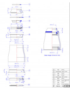 BBB Semi-Integrated tapered, ID.44/55mm 2