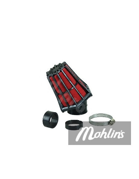 Luftfilter R-Evolution 30 28/35 mm Röd Karb/Röd