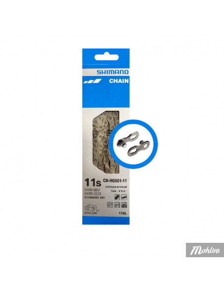 Cykelkedja 11-vxl 116l med kedjelås 105/SLX