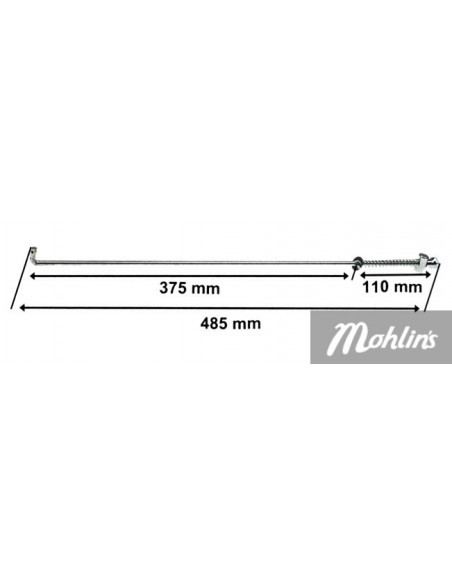 Bromsstag Yamaha DT50MX