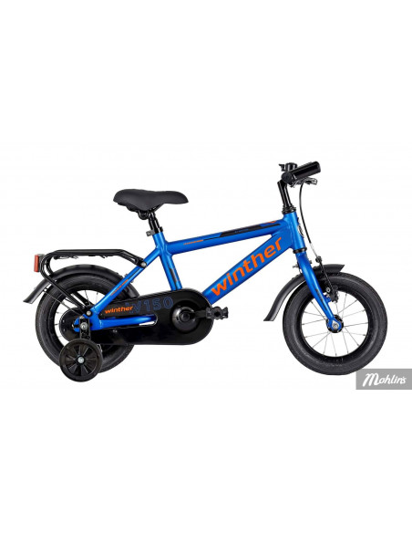 Winther 150 Pojk 1vxl fotbroms 12in Matt blå