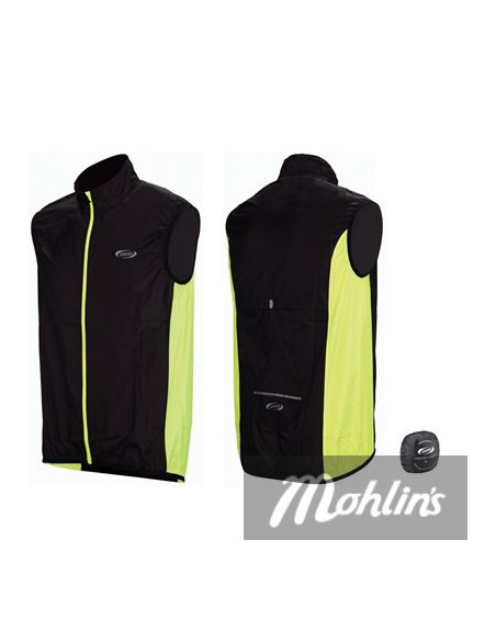 Regnväst PocketVest Neon gul Storlek XL