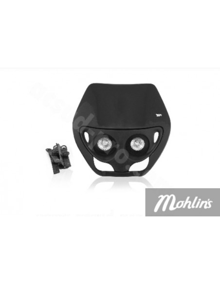 TNT Frontkåpa Enduro Dubbel Halogen Svart