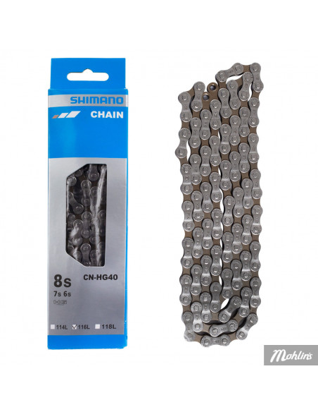 Cykelkedja 6/7/8-vxl 115l snabblås CN-HG40