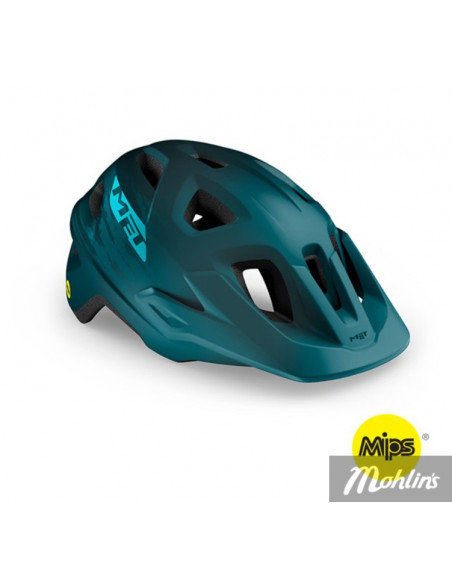 Cykelhjälm MET Helmet MTB Echo MIPS Petrol Blue