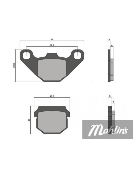 Bromsklossar Malossi