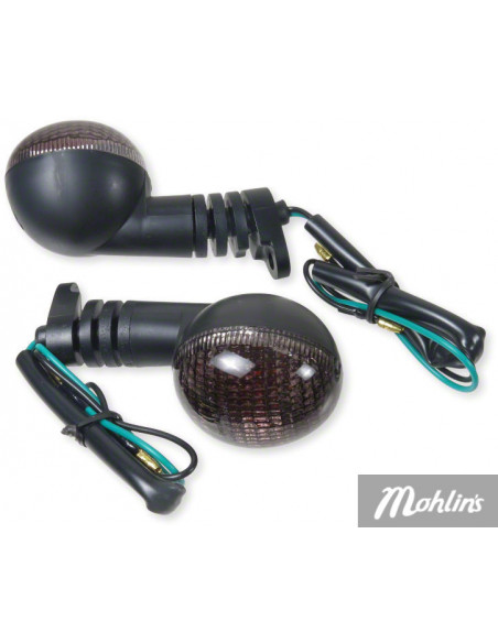 Blinkersset Universal Rökfärgad