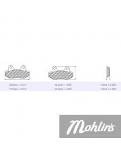 Bromsbelägg FDB631 2