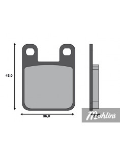 Bromsbelägg Malossi AJP 2
