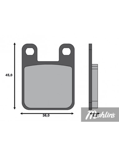 Bromsbelägg Malossi AJP