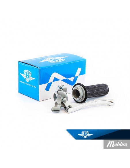 Gashandtag Komplett, Grå / Svart