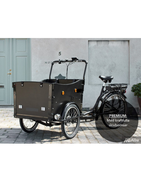 Lådcykel Premium Elcykel 100% monterad