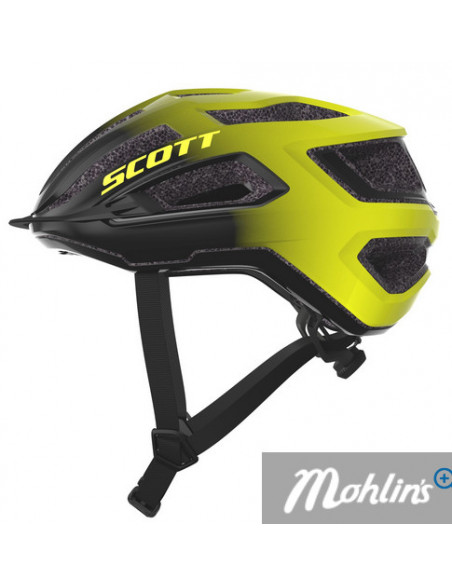 Cykelhjälm Scott ARX Plus Black/Radium Yellow RC 55-59 cm