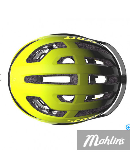 Cykelhjälm Scott ARX Plus Black/Radium Yellow RC 55-59 cm