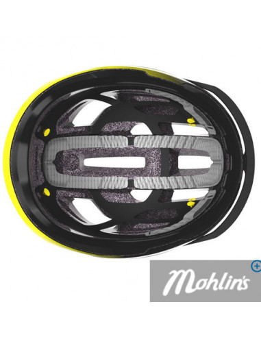 Cykelhjälm Scott ARX Plus Black/Radium Yellow...