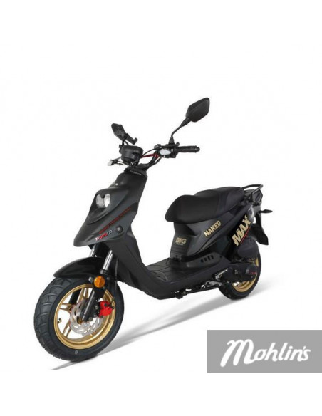 Moto CR Big Max Naked EFI 45 km Matt Svart/Guld