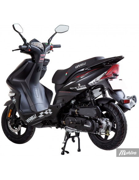 Viarelli Rivetto Svart Klass 1 45km/h 4-Takt