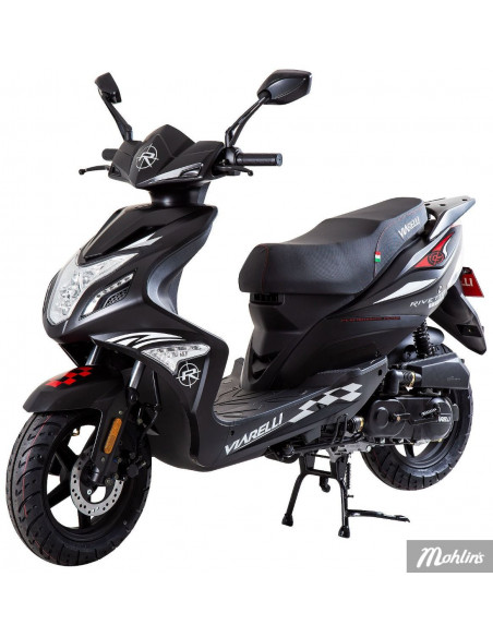 Viarelli Rivetto Svart Klass 1 45km/h 4-Takt