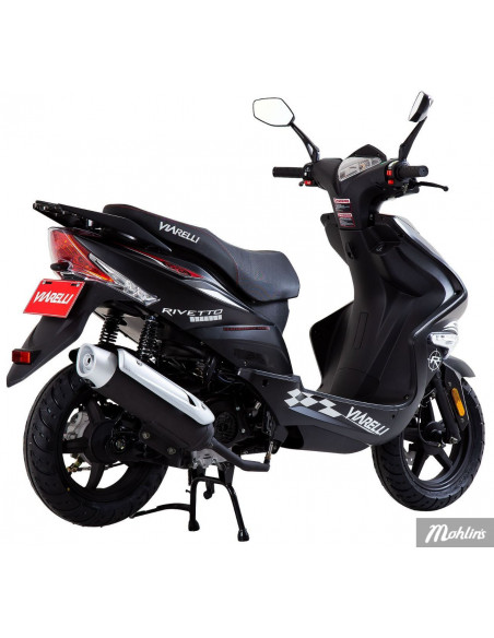 Viarelli Rivetto Svart Klass 1 45km/h 4-Takt