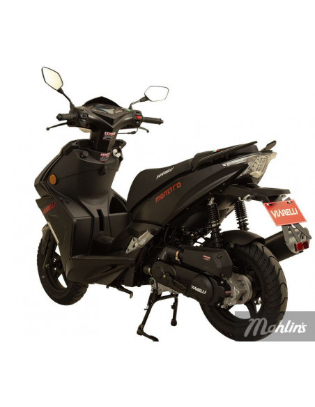 Viarelli Monztro Mattsvart Klass 1 45km/h 4-Takt