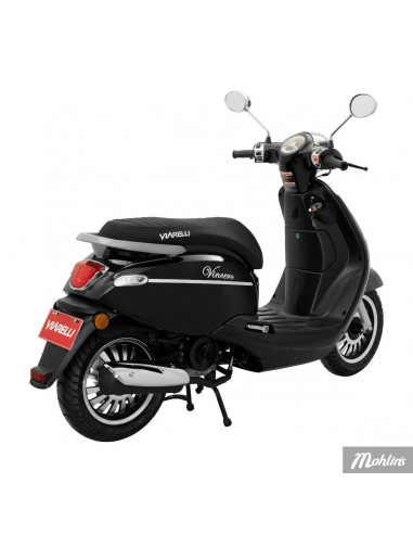 Viarelli Vincero Svart Klass 1 45km/h 4-Takt