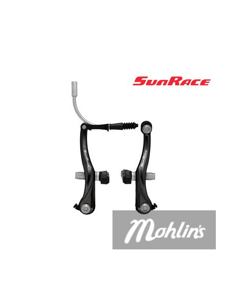 V-broms Sunrace Fram Svart