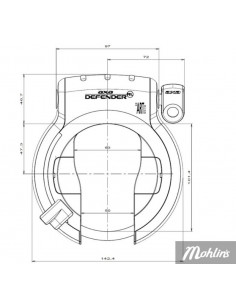 Ringlås AXA Defender Bosch Gen 2 2